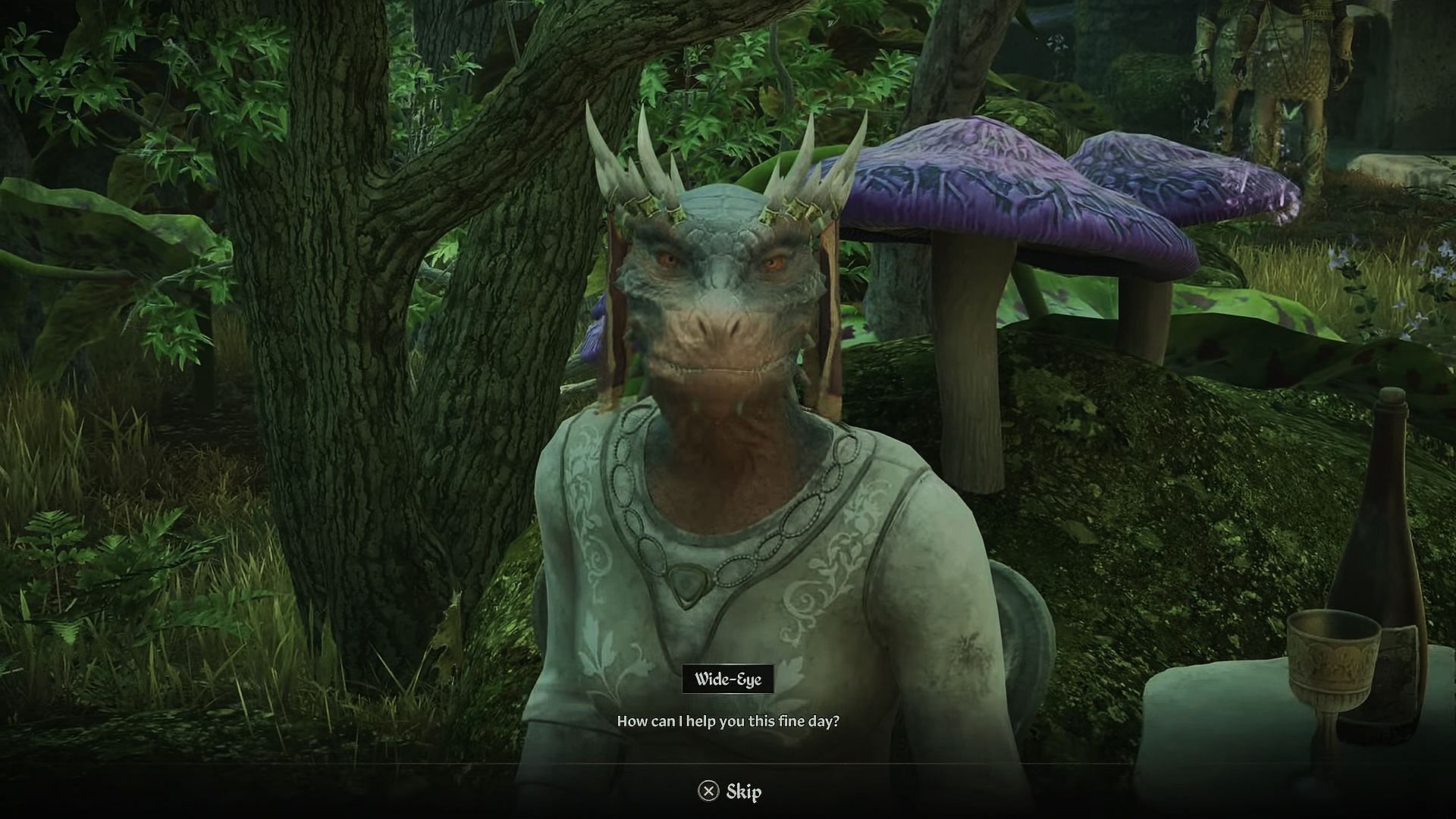 Wide-Eye in Ritual of Mania quest (Image via Bethesda || YouTube/@OpenWorldGamesZ)